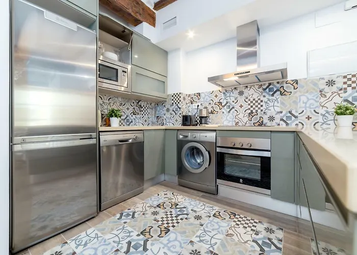 Florit Flats - Cathedral Luxury Terrace Flat 2br 2ba Ac Wifi Apartament Walencja