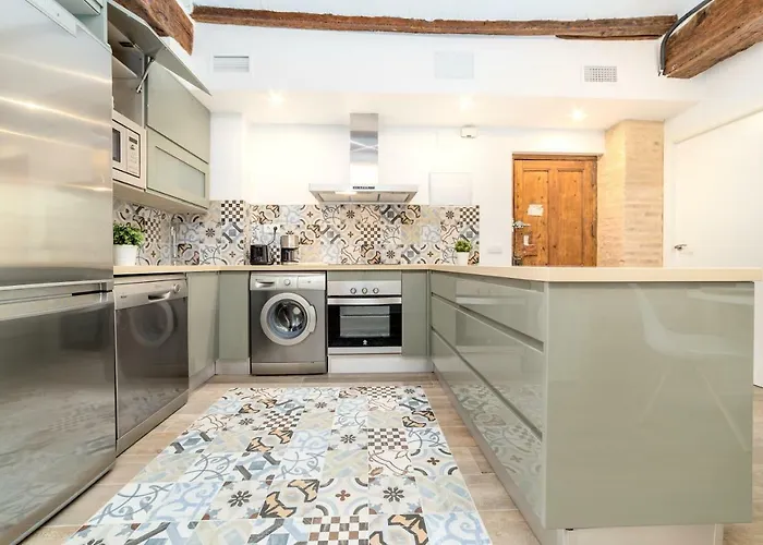 Florit Flats - Cathedral Luxury Terrace Flat 2br 2ba Ac Wifi Apartament Walencja